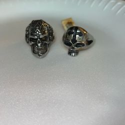 Men Skull Silver Ring 
