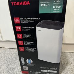 Like New Toshiba Portable Air Conditioner – 12,000 BTU – 3-in-1 Comfort