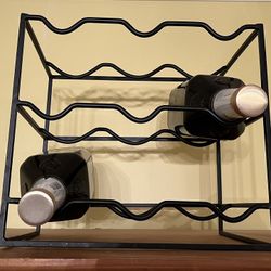 9-bottle Tabletop Wine Rack 