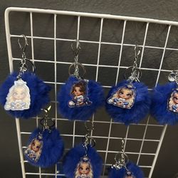 Sports Girl Keychains 