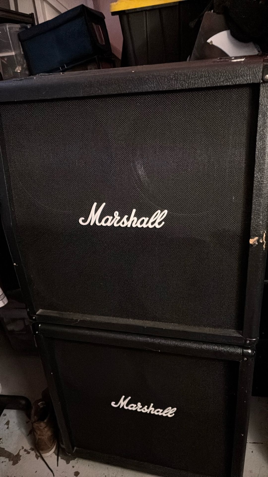 Marshall Slant Cabinet 4x12 Black Label Speakers
