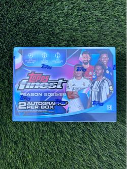 Topps Finest UEFA Club Competitions 25/26 Hobby Box