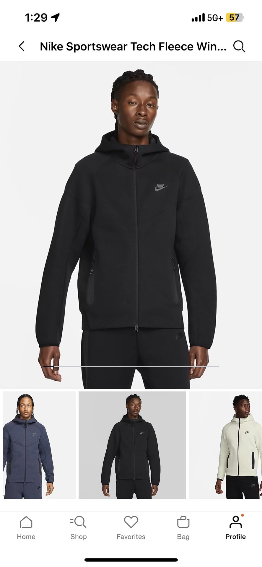 Black Tech Fleece (New gen)