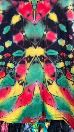 Hand Tyed And Dyed Long Sleeve Shirt 