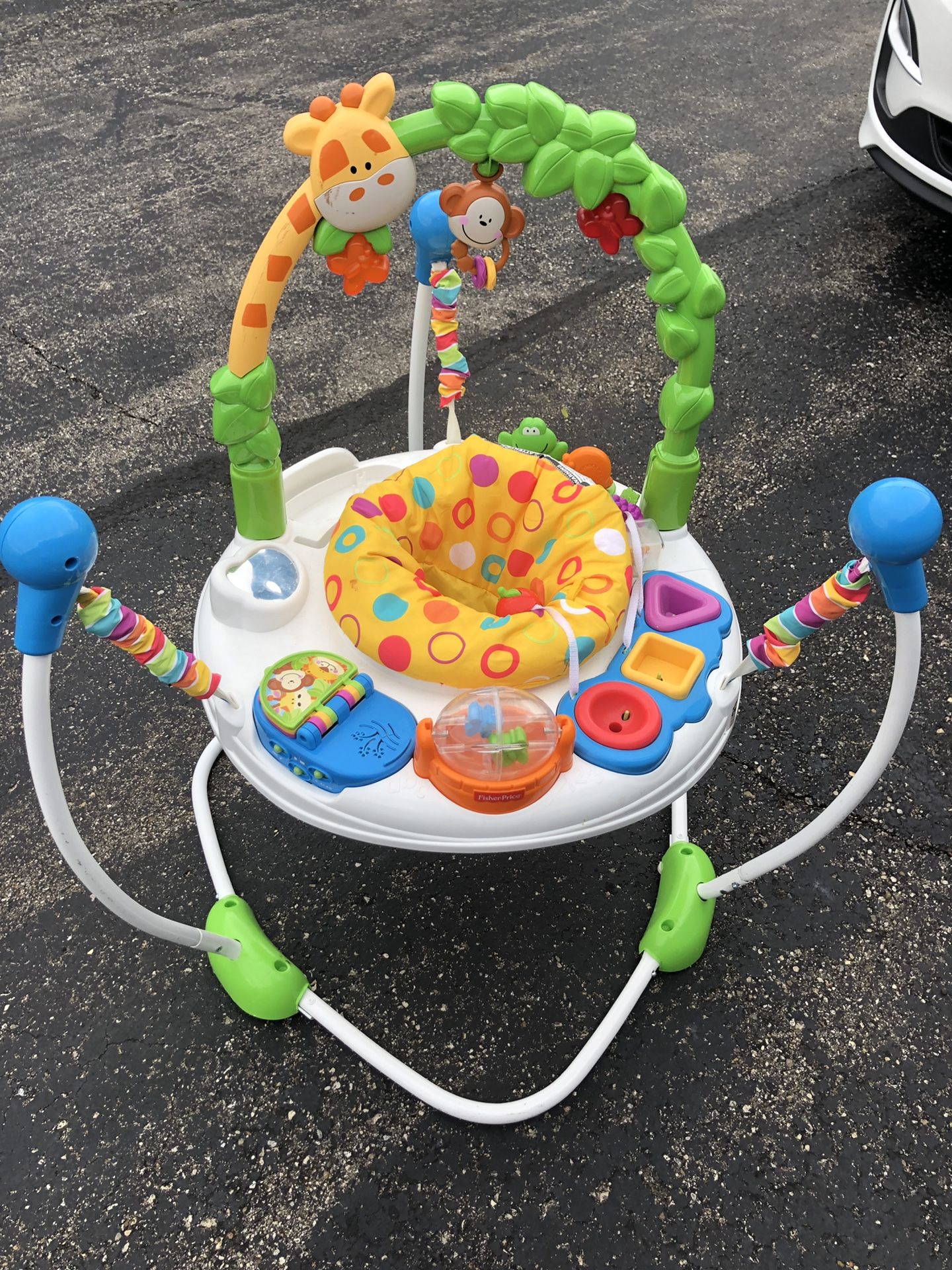 Jumperoo pack n play and swing tummy time mat bath tub and boppy