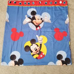Mickey Mouse Shower Curtain And Hooks