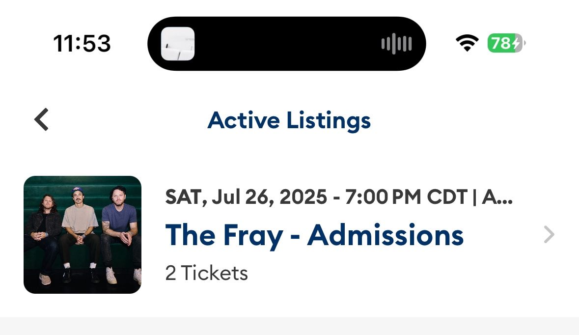 2 GA Floor Tickets