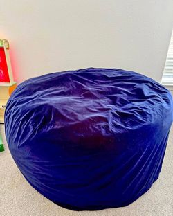 Large Navy Blue Bean Bag Chair