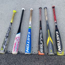 Baseball Bats $20-$60