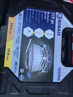 Kobalt tool box set