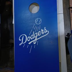 Custom Los Angeles Dodgers Corn Hole Set 