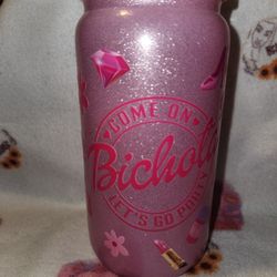 Pink Libbey Glass Cup