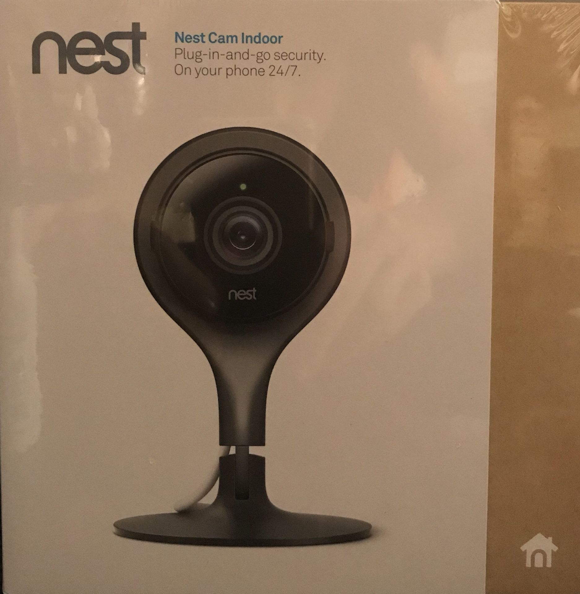 Brand new Nest indoor security camera still in the box