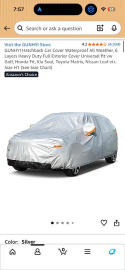 Car cover for suv and seen