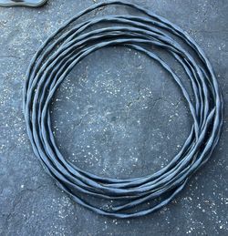 58ft of Belden 29525C 6 AWG 3C Black BC XLPE Spiral Copper Tape Shielded VFD Cable / generator cable