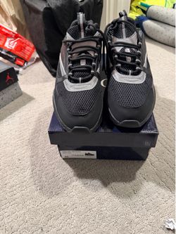 Dior Men's B22 Mesh Sneakers in Black and Grey size 45