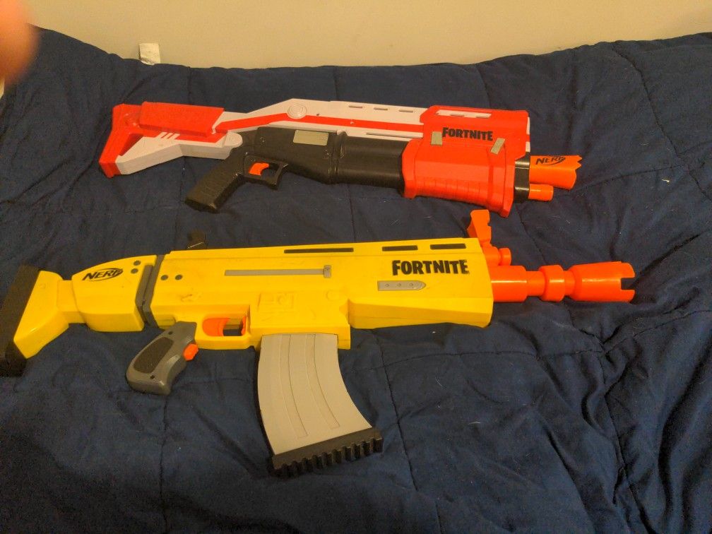 Fortnite Nerf Scar And Tactical Shotgun 