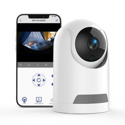 360° Baby Monitor WiFi Cam – 4MP HD, Alerts, Audio, Night Vision