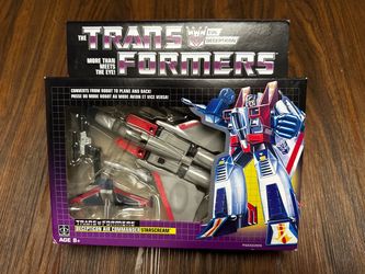 Factory Sealed Original 2017 Transformers G1 Starscream Reissue Action Figure MISB