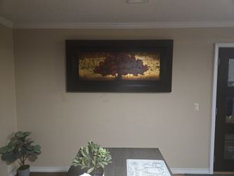 Large Framed Tree Wall Art