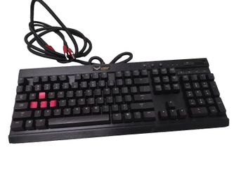 Corsair Vengeance K70 Mechanical Gaming Keyboard Wired USB Black/Red QWERTY EN