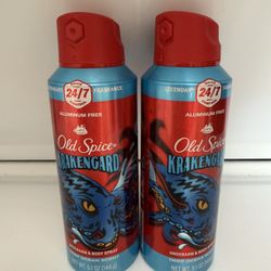 Old Spice Body Spray 2 x $8