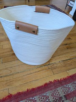 White Storage basket