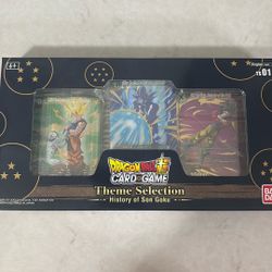 Dragon ball TCG Theme Selection history Of Son Goku