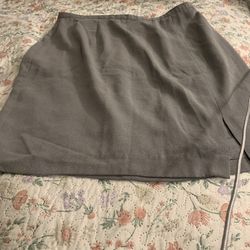 Skirt, gray work skirt