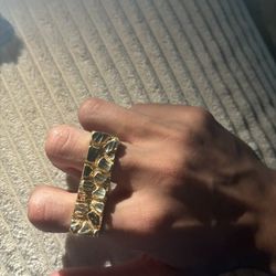2 Finger Nugget Ring 