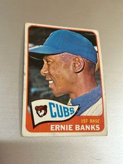 1965 Topps Ernie Banks Chicago Cubs Baseball Card