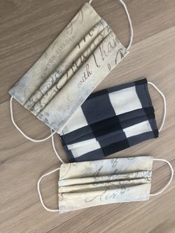 Handmade cotton face mask for kids