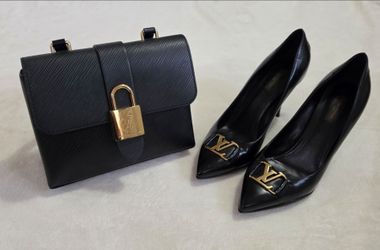 Louis Vuitton set - bag and heels, authentic