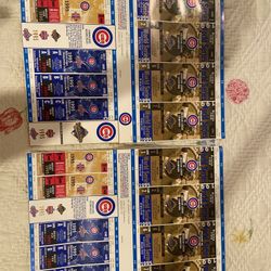 Cubs World Series Tickets 1995 In Brand New Condition
