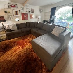 U-Shape couch Bonaterra Charcoal 127