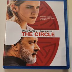 $5 BLU RAY. THE CIRCLE. $5 OR TRADE FOR A MOVIE TITLE I DO NOT ALREADY OWN. BLU RAY ONLY NO DIGITAL .