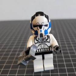 Lego 501st Clone Pilot 75004 Z-95 Headhunter Clone Wars Star Wars Minifigure EUC.