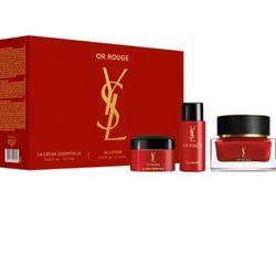 Yvest Saint Laurent 3-Pc Or Rouge Luxury Skincare Set