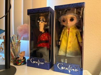 Coraline Doll + Other Father Button Eye Doll