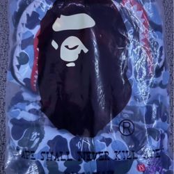 Blue Camouflage Bape Hodie