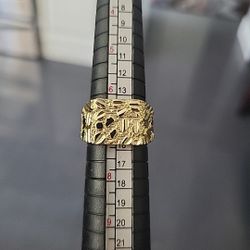 14kt Gold Filled Size 7 Nugget Ring,  Beautiful 😍 