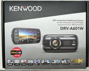 Kenwood DRV-A601W - 4K Ultra HD Dash Cam with 3.0" LCD