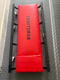Craftsman Mechanic Creeper with Red Padded Cushion