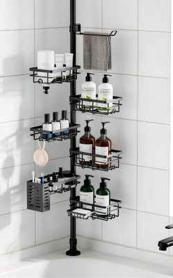 Tension Shower Caddy VATEX BLK