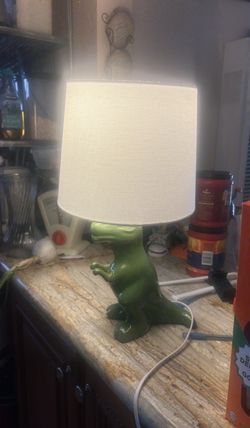 Dinosaur Lamp for kids room $10.00