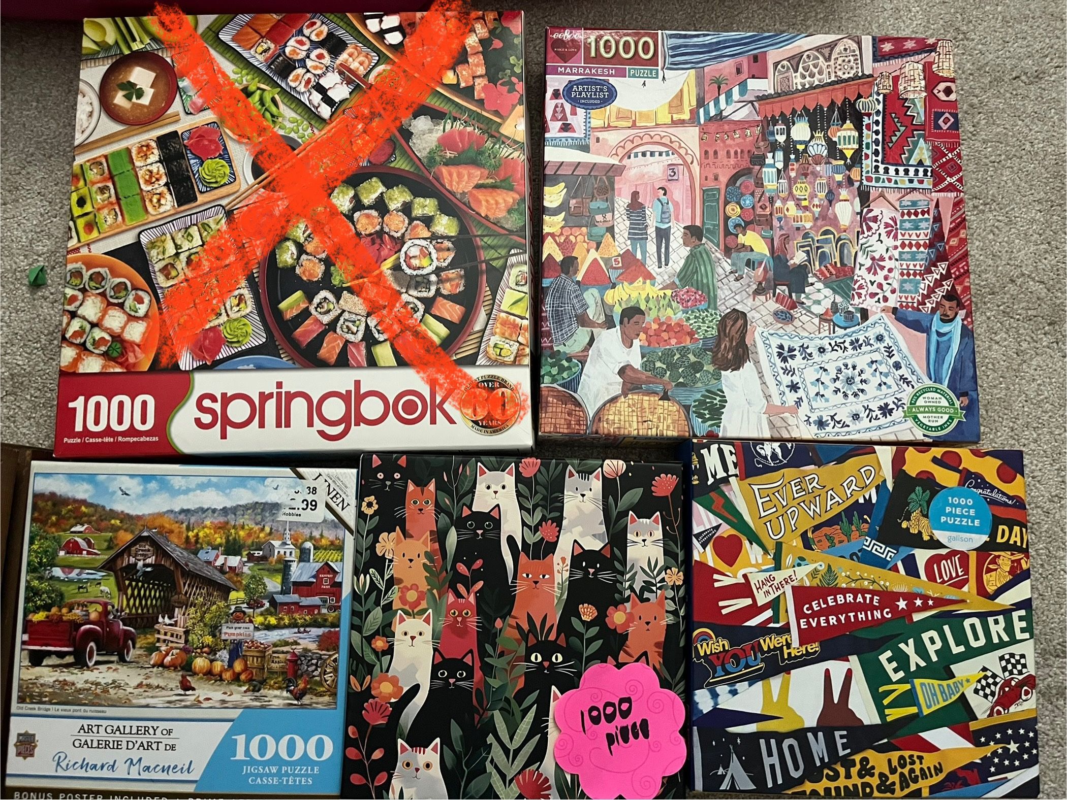 Jigsaw Puzzles - All Verified Complete 300 To 1000 Pieces