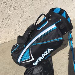 Strata blue standing golf bag
