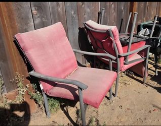 Metal chairs