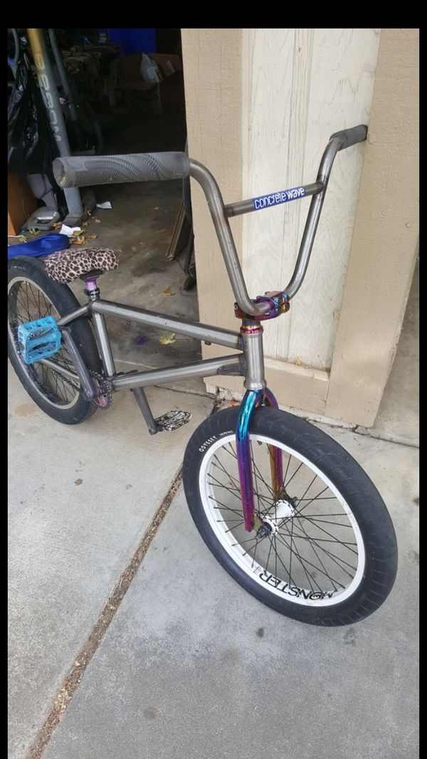 framed oil slick bmx bike