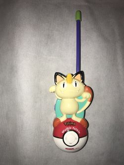 Vintage Pokemon Walkie Talkie Meowth Tiger Electronics 1999 Nintendo Toy